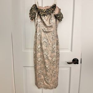 Mandalay Stone and Lace Cocktail Dress